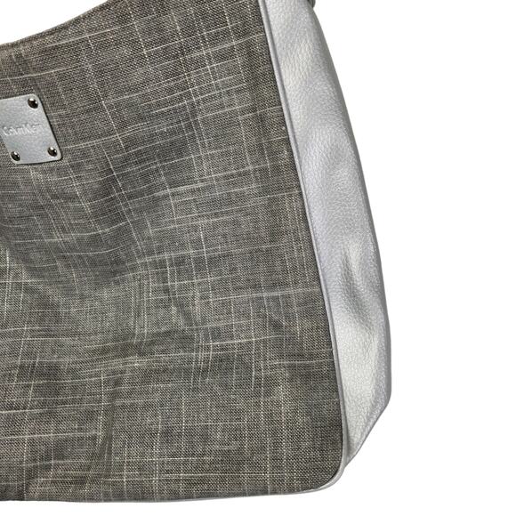 Calvin Klein Silver / Grey Shoulder Tote Bag - Picture 6 of 8